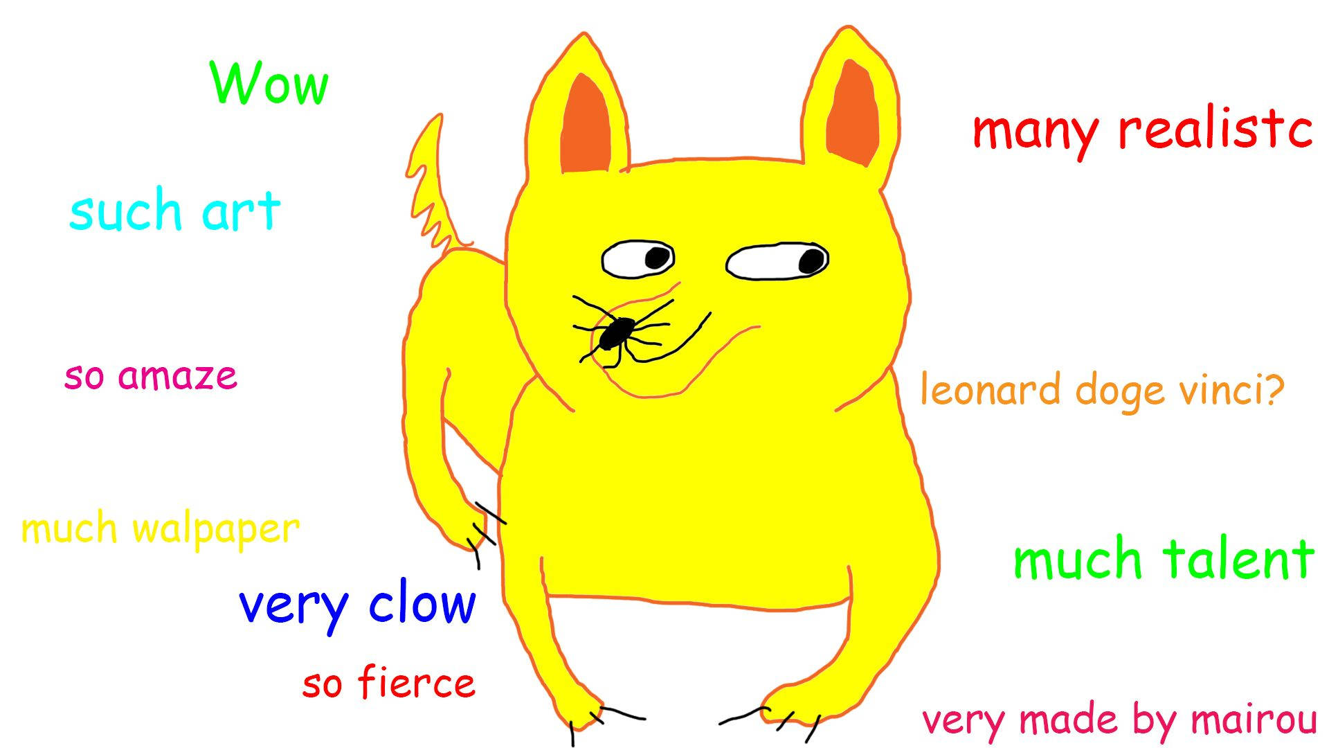 Derp Yellow Doge Meme Wallpaper