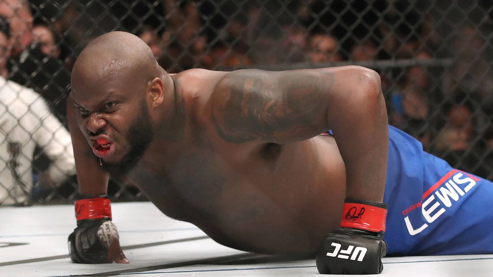 Derricklewis Reser Sig Upp - (referring To A Computer Or Mobile Wallpaper Of Derrick Lewis Standing Up) Wallpaper