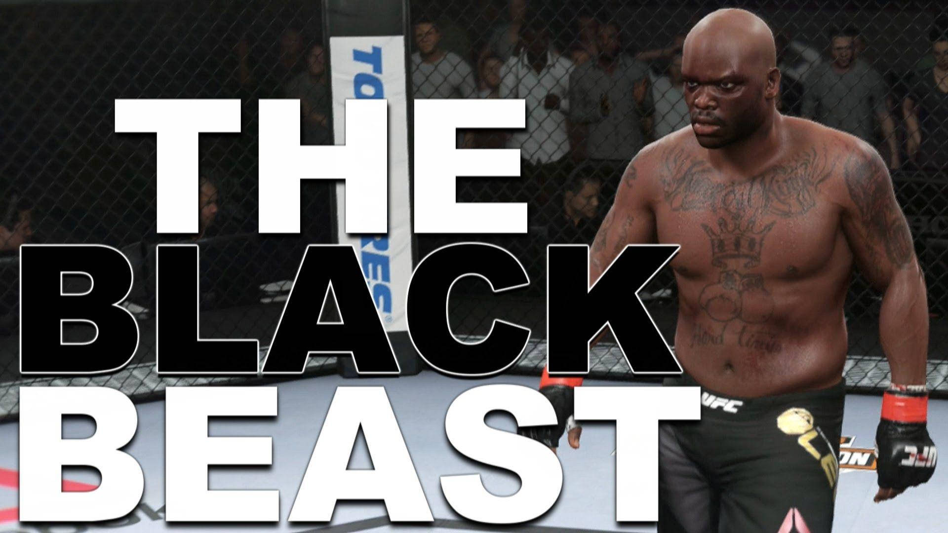 Derrick Lewis The Black Beast bringer frygt til din skærm Wallpaper