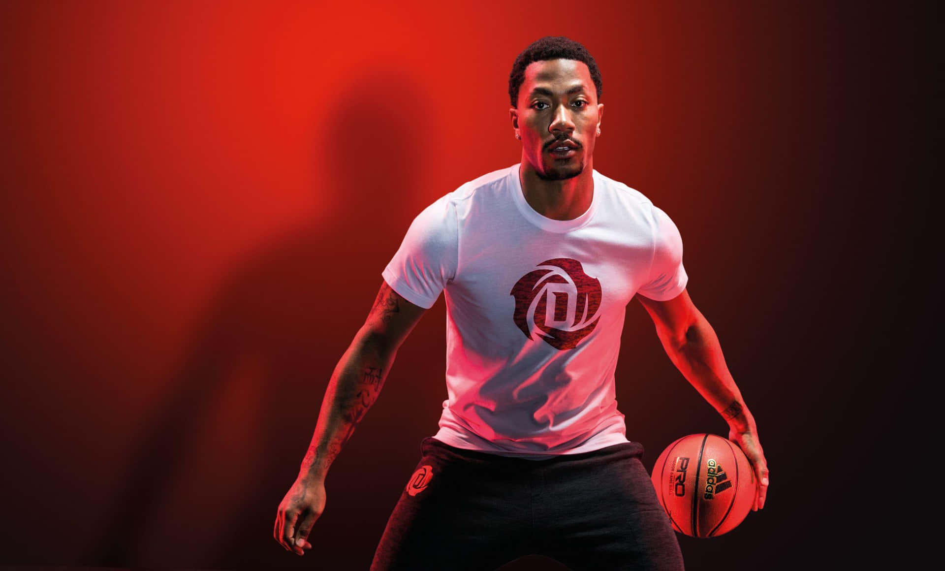 Derrick Rose taking on the competition Wallpaper