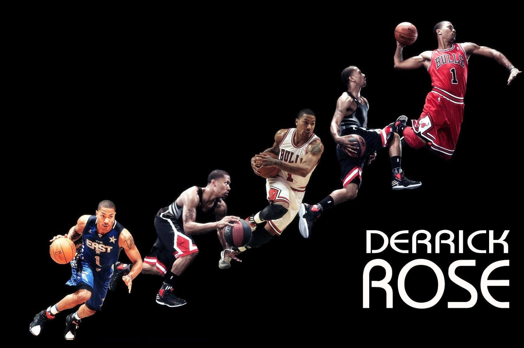 Derrickrose Poster - Derrick Rose-poster Wallpaper
