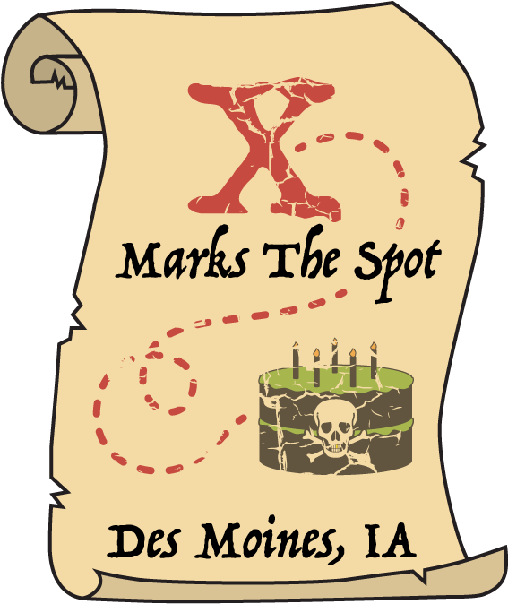 Des Moines Treasure Map Graphic PNG