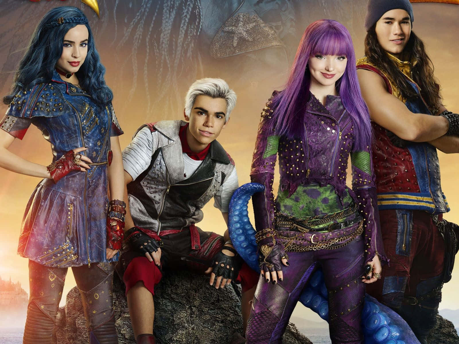 Download Descendants Main Characters Group Photo | Wallpapers.com