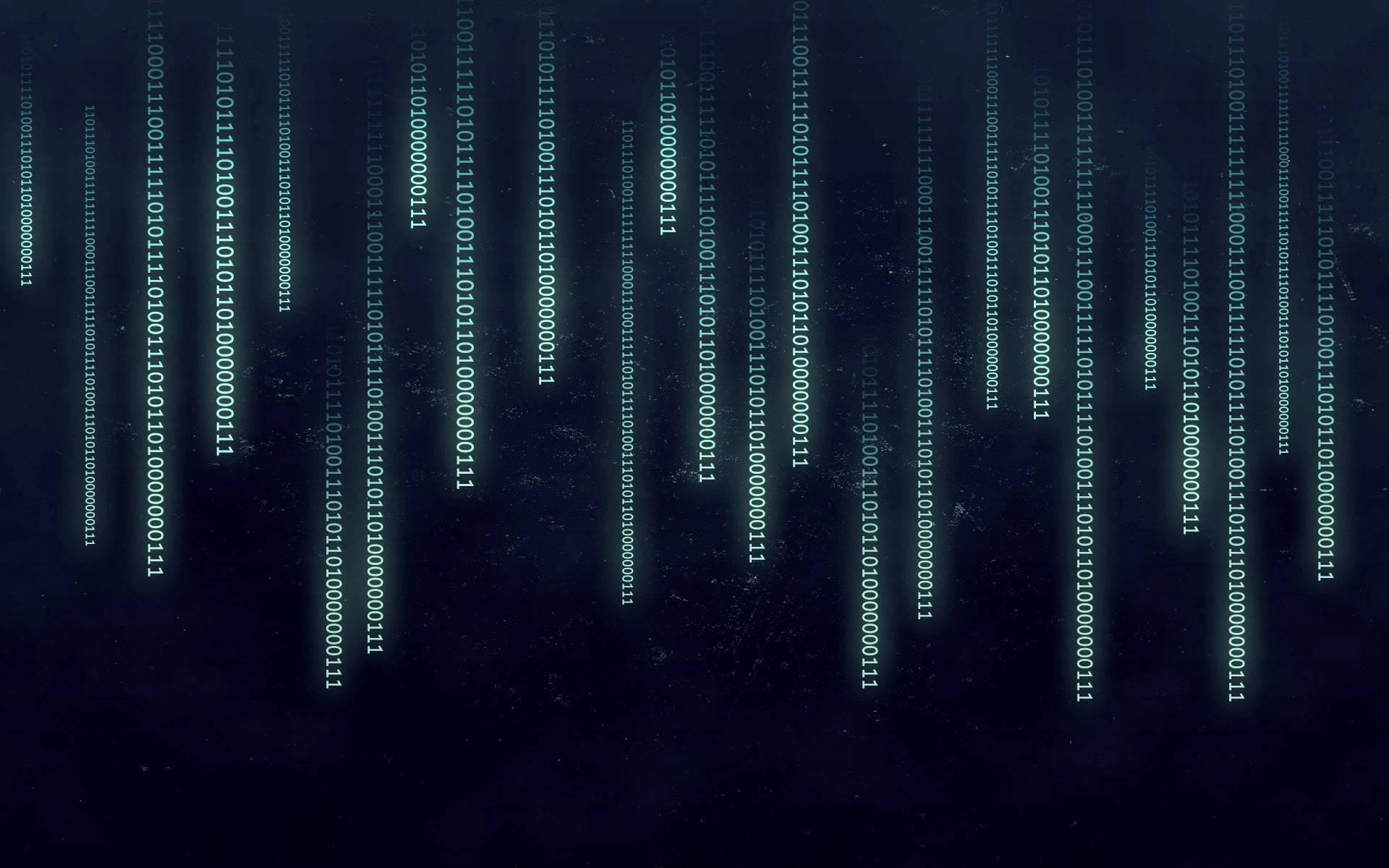 Absteigendebinäre Programmiercodes Wallpaper