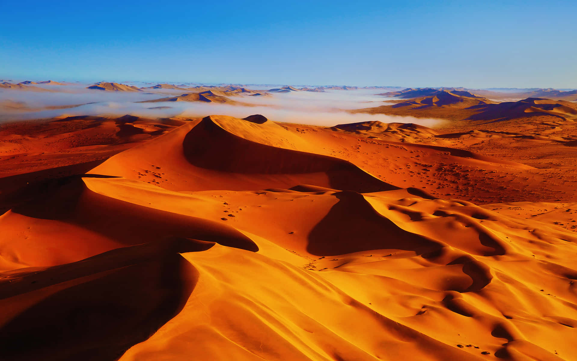 A beautiful and tranquil desert scene.