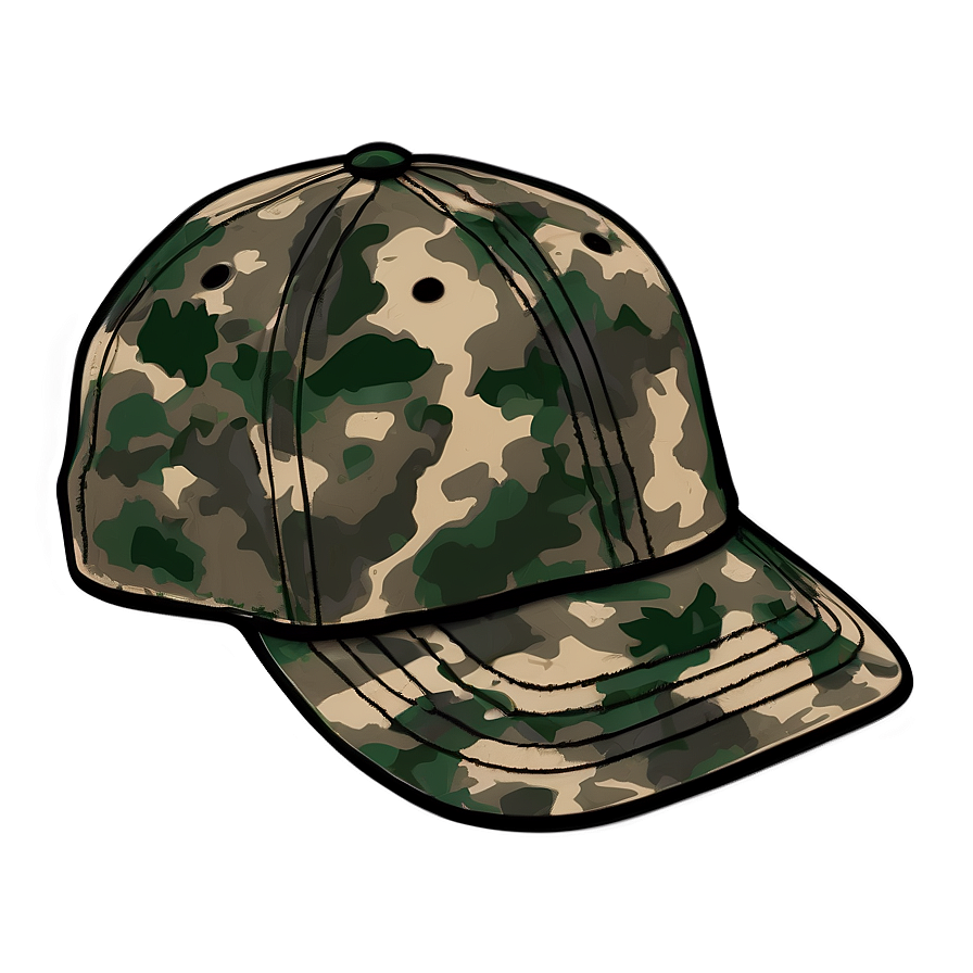 Desert Camo Hat Png Rbg35 PNG