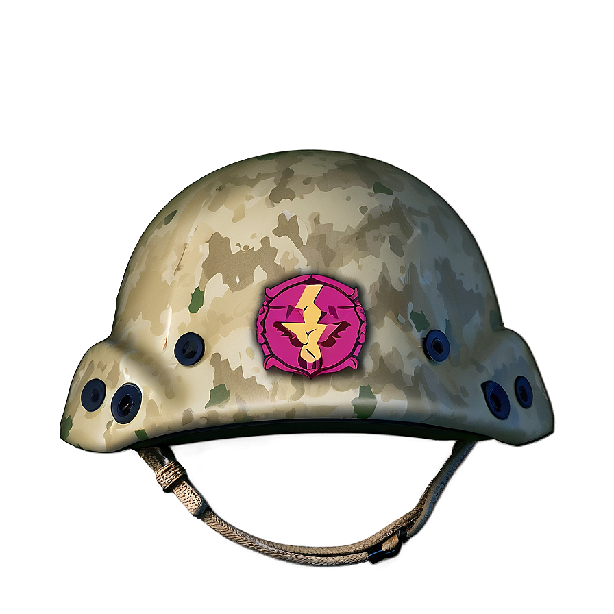 Desert Camouflage Helmet Png Pas PNG