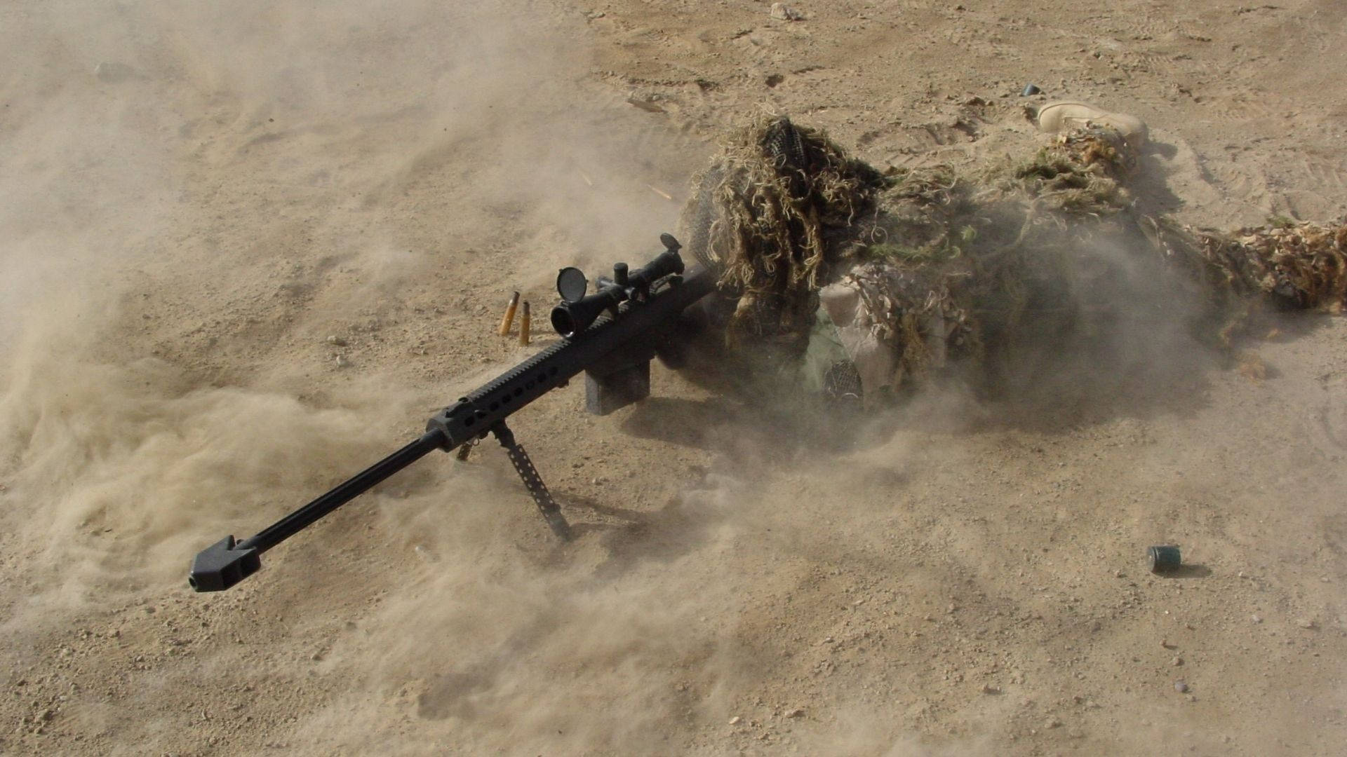 Desert Camouflage Sniper Wallpaper