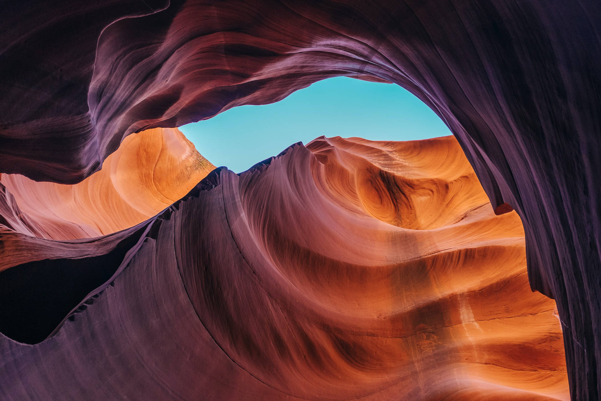 Wüstenkanälehd Landschafts-desktop Wallpaper