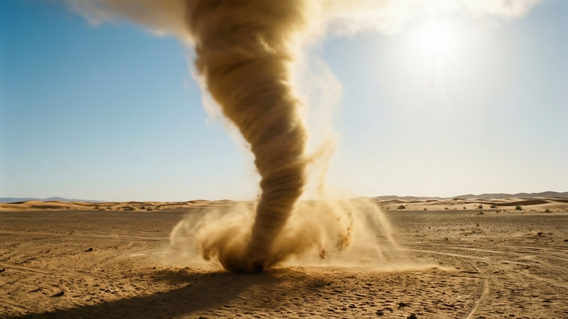 Desert Dust Devil Wallpaper