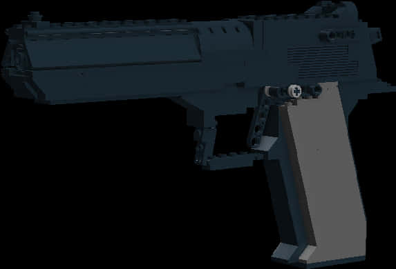 Desert Eagle Pistol Silhouette PNG