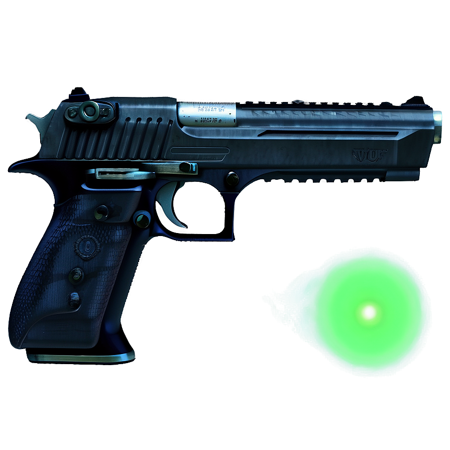 Desert Eagle With Flashlight Png Usn56 PNG