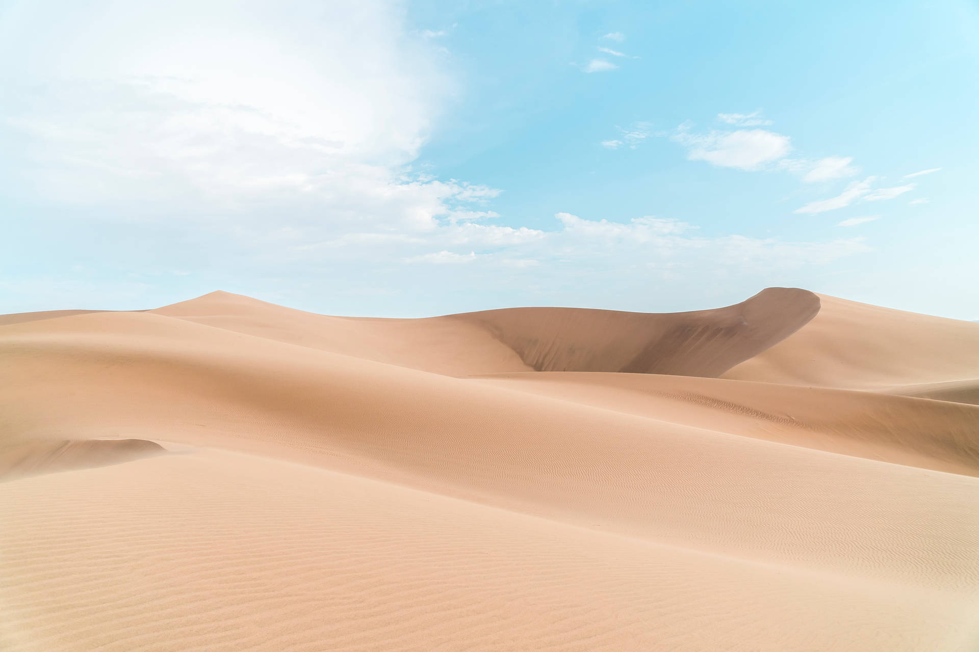 Desert Field Hd Landscape Desktop Background