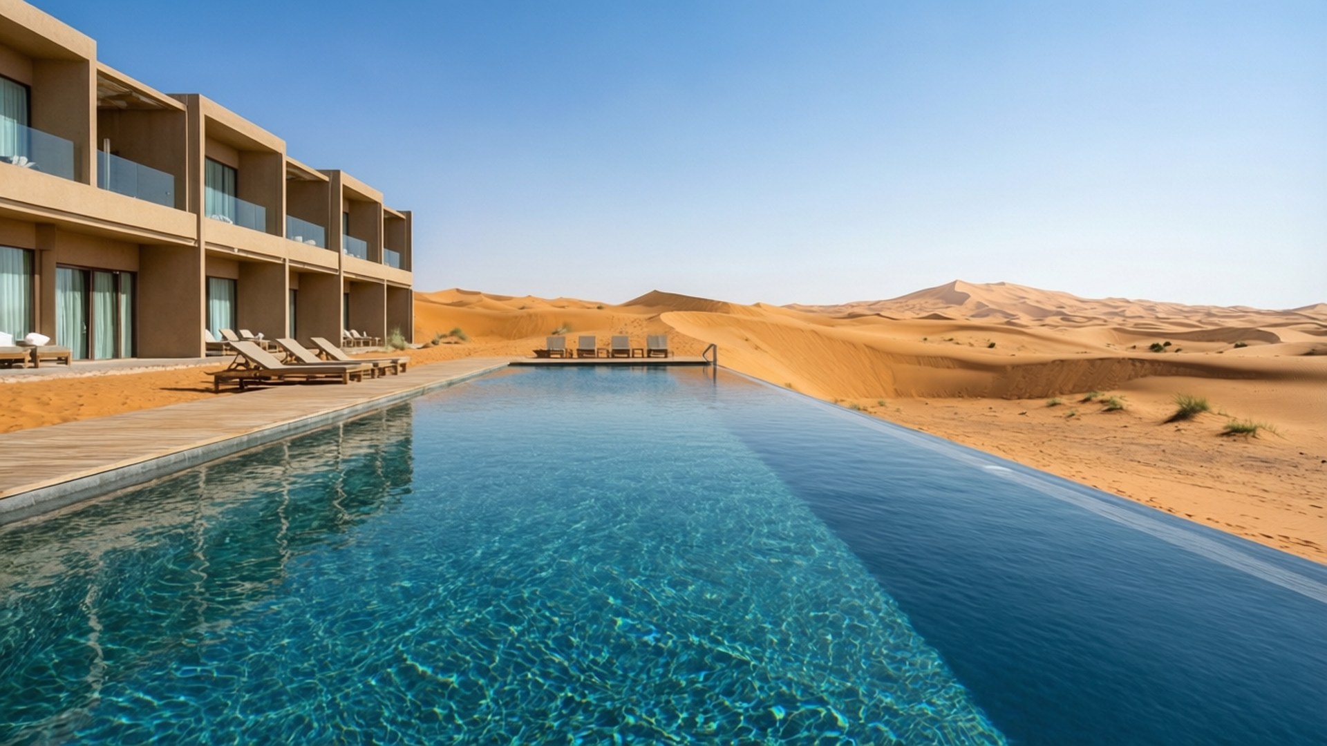 Desert Infinity Pool Fonds d'écran