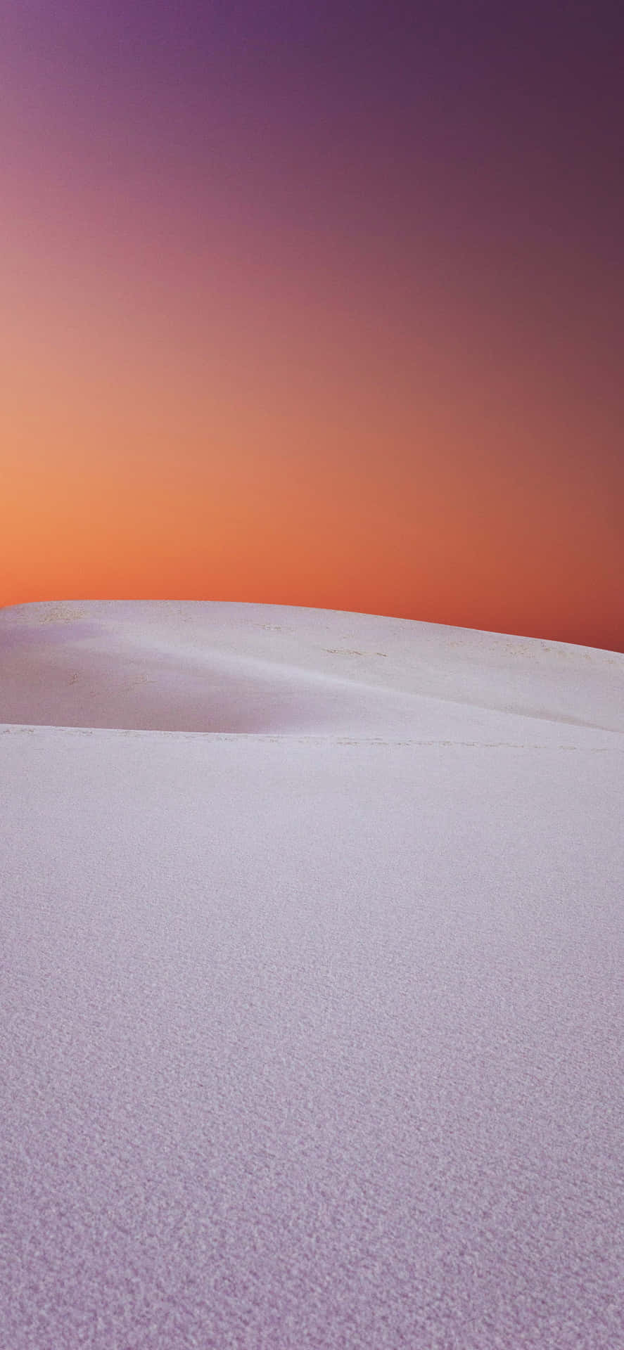 Lilla solnedgang himmel af ørkenen iPhone wallpaper Wallpaper