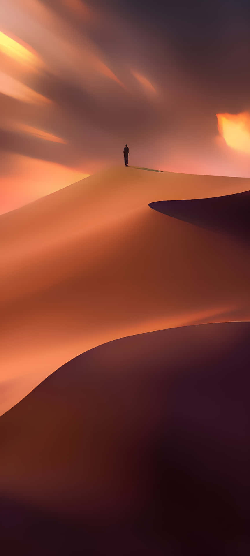 Capturala Belleza De La Naturaleza Con El Fondo De Pantalla Del Desierto En Tu Iphone. Fondo de pantalla