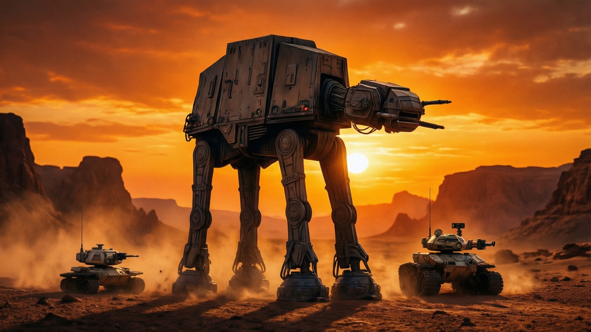 Desert March Wallpaper