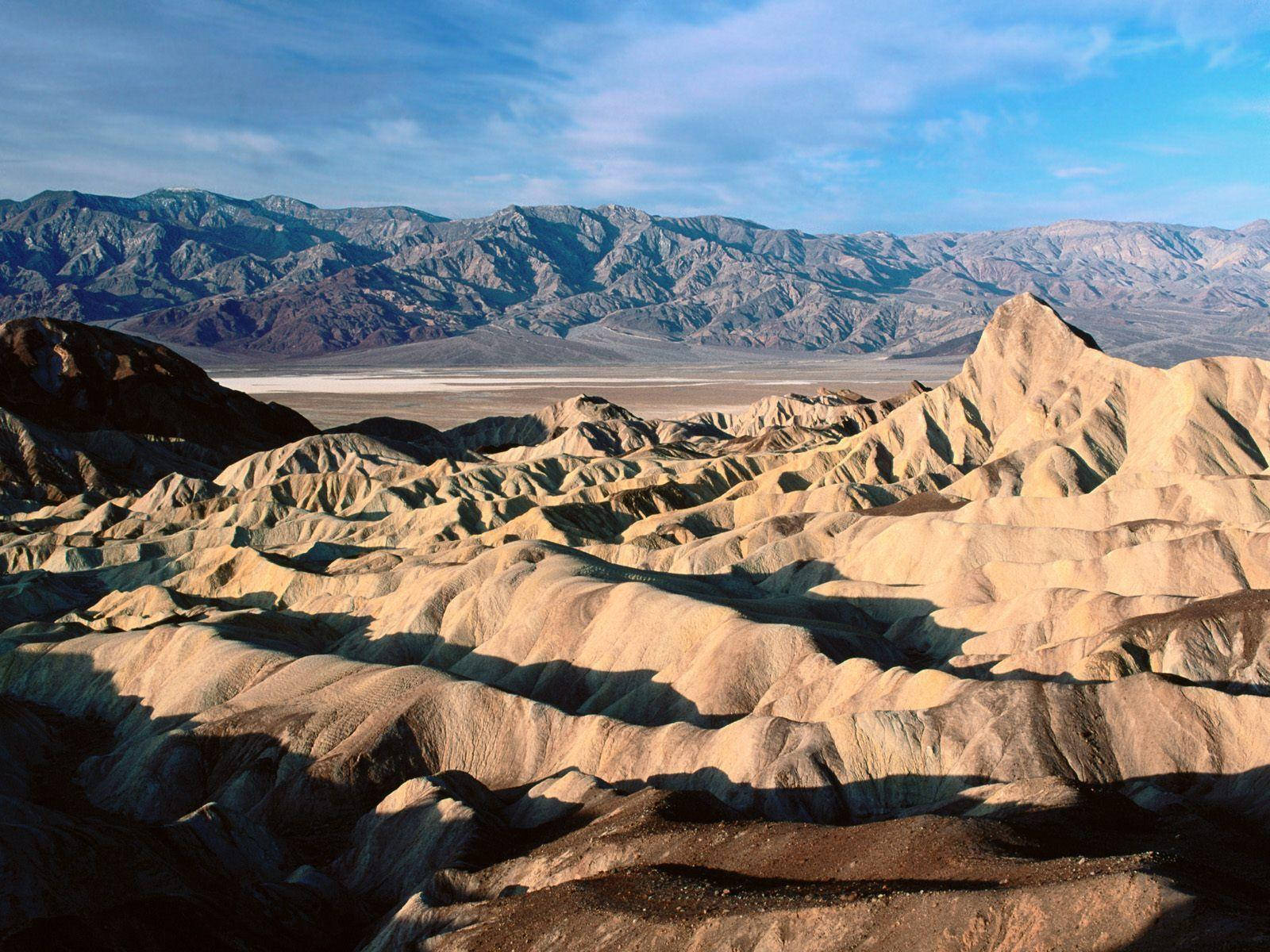 Wüstengebirgszüge Death Valley Wallpaper