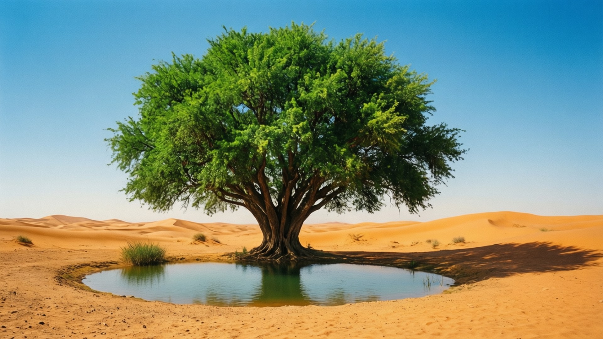 Desert Oasis Solution Bakgrunner