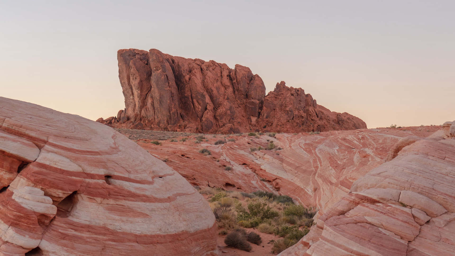 Formations Rocheuses Du Désert Au Crépuscule 4k Fond d'écran