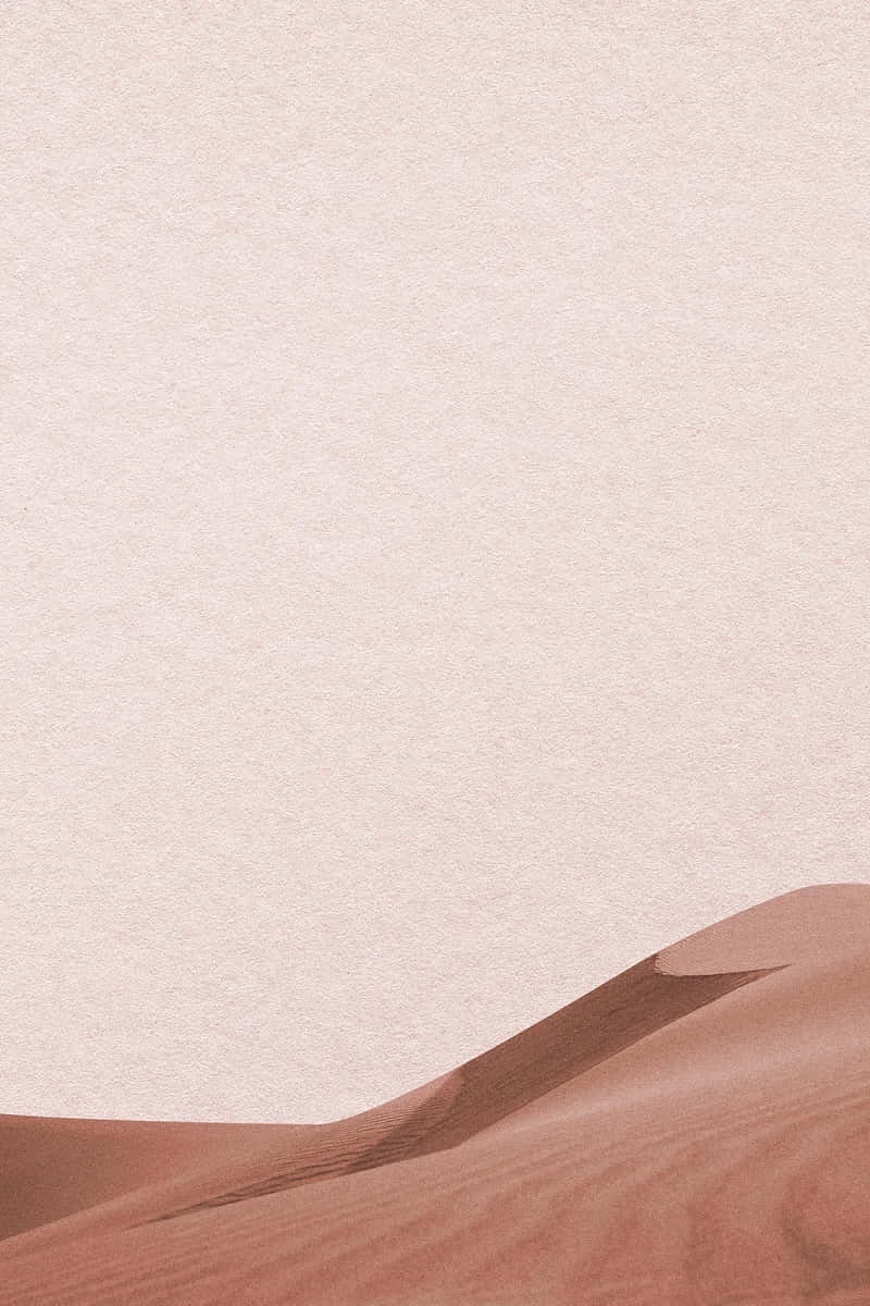 Desert Sand Dune Simplicity Wallpaper