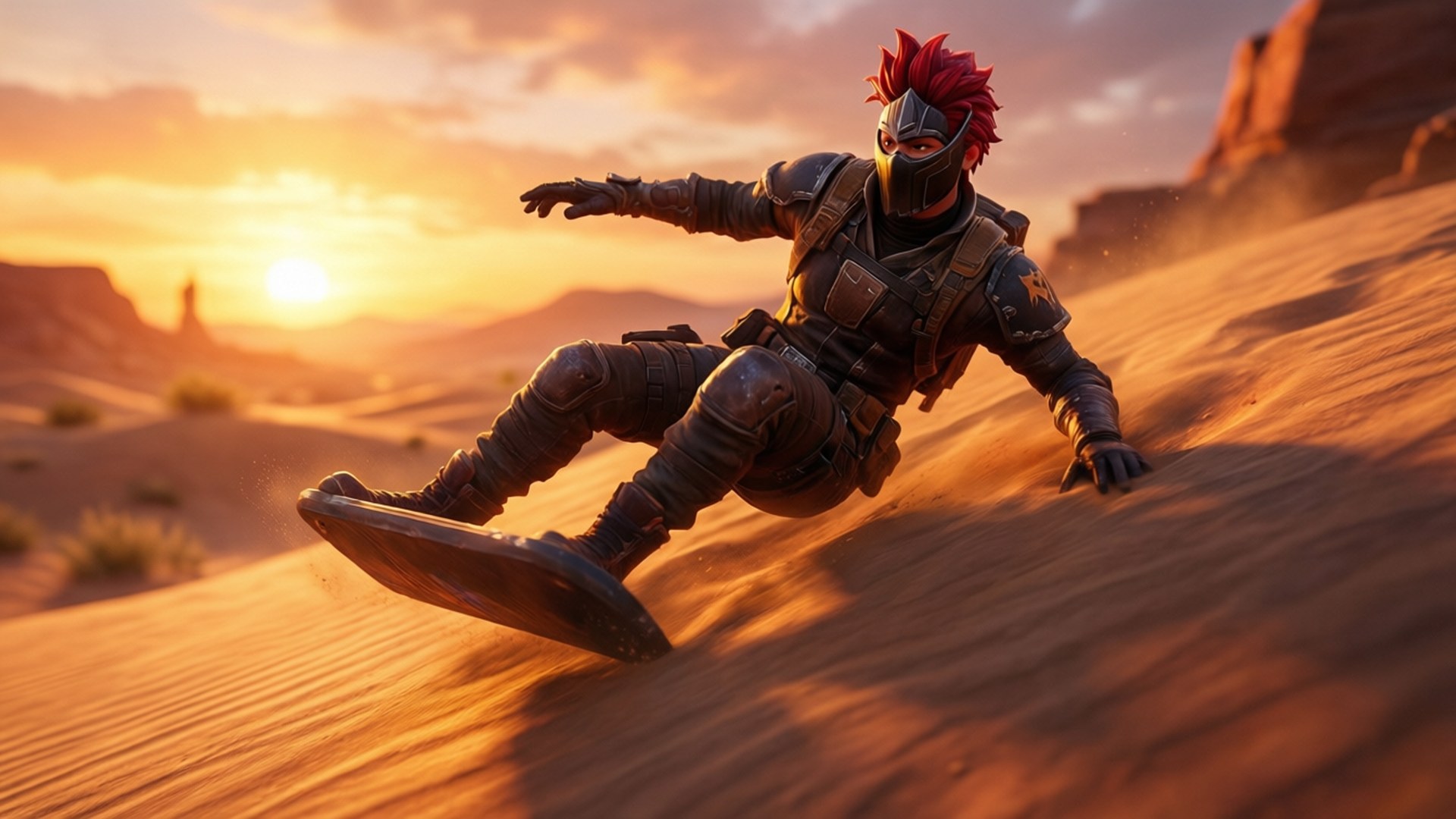 Desert Slide Ruby Wallpaper