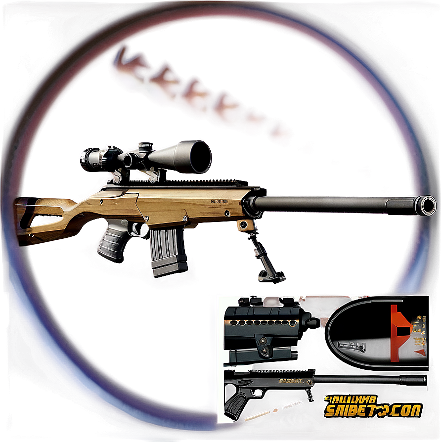 Desert Sniper Rifle Png Oxa PNG