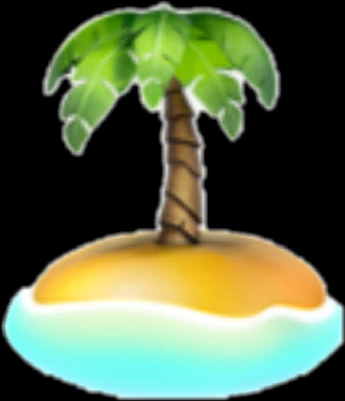 Desert_ Island_ Emoji PNG