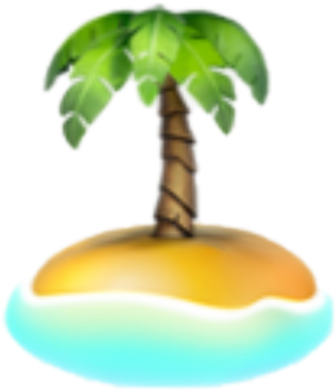 Desert_ Island_ Emoji PNG