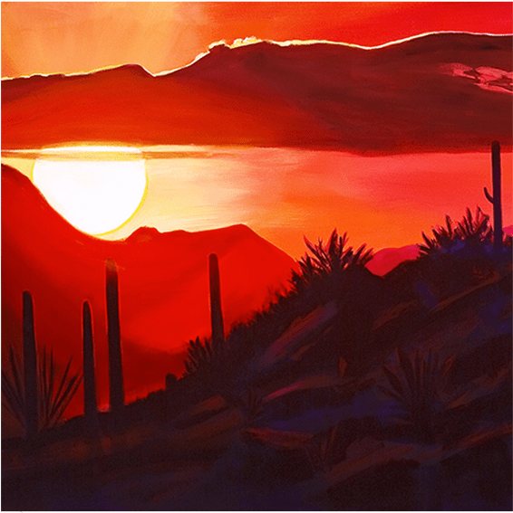 Desert_ Sunset_ Glow PNG