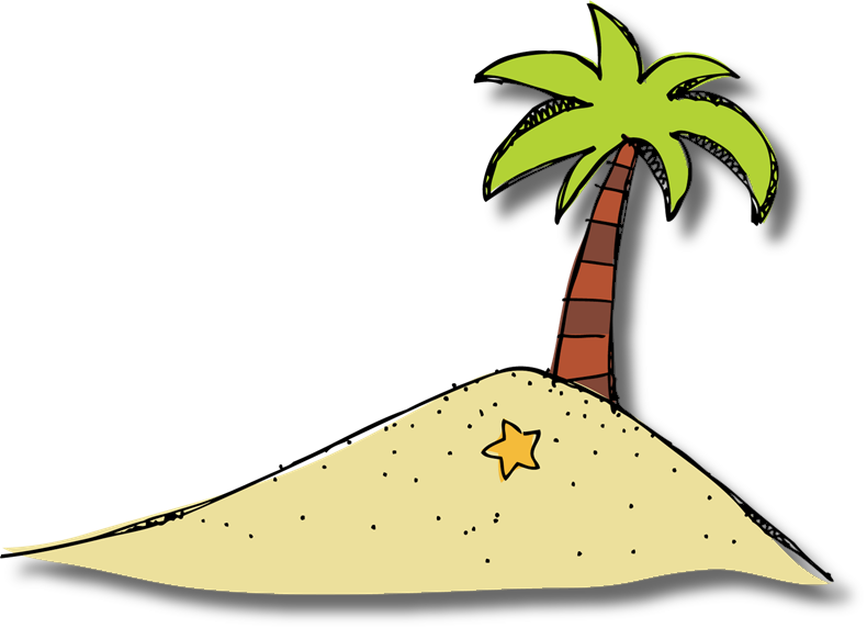 Deserted Island Cartoon PNG