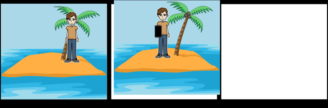 Download Deserted Island Cartoon Progression 2826