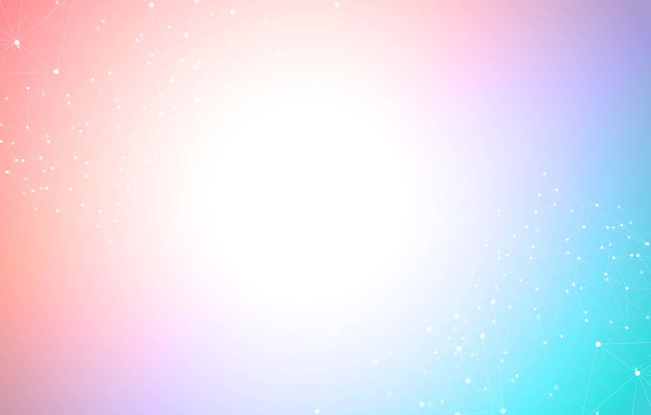 a colorful background with a star and dots Wallpaper