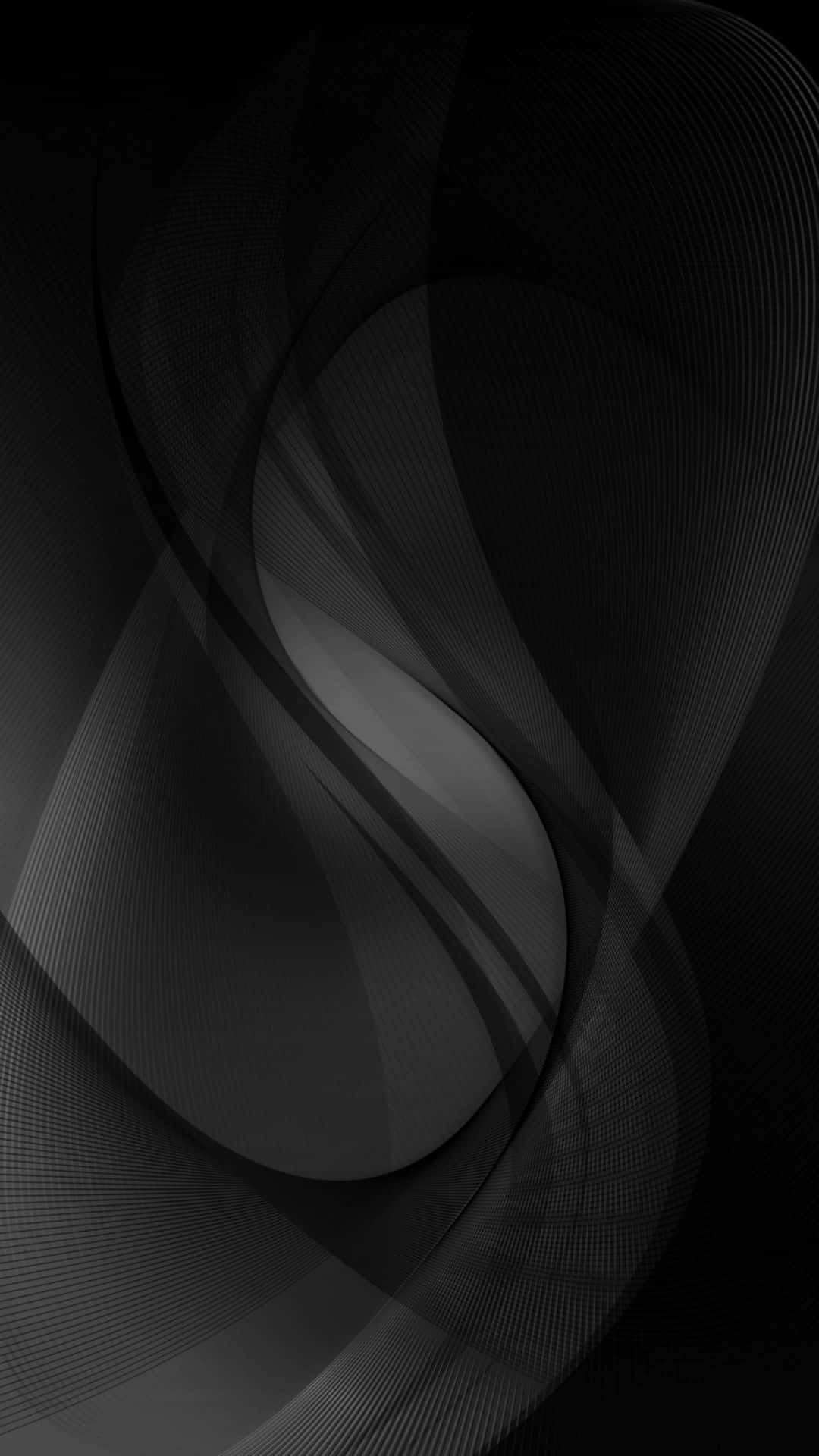 Abstract Waves Design Black Background