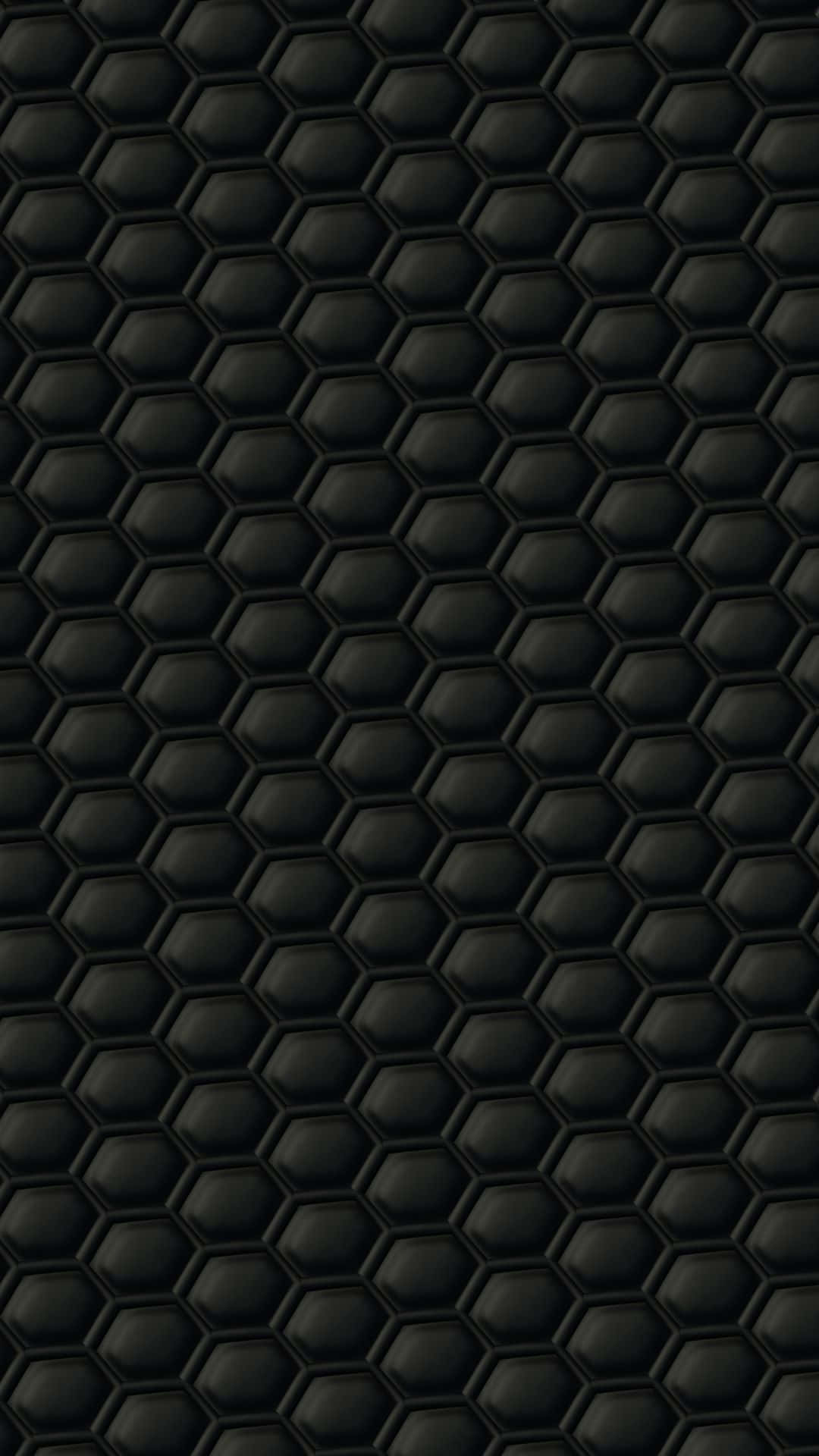 Seamless Hexagon Pattern Design Black Background