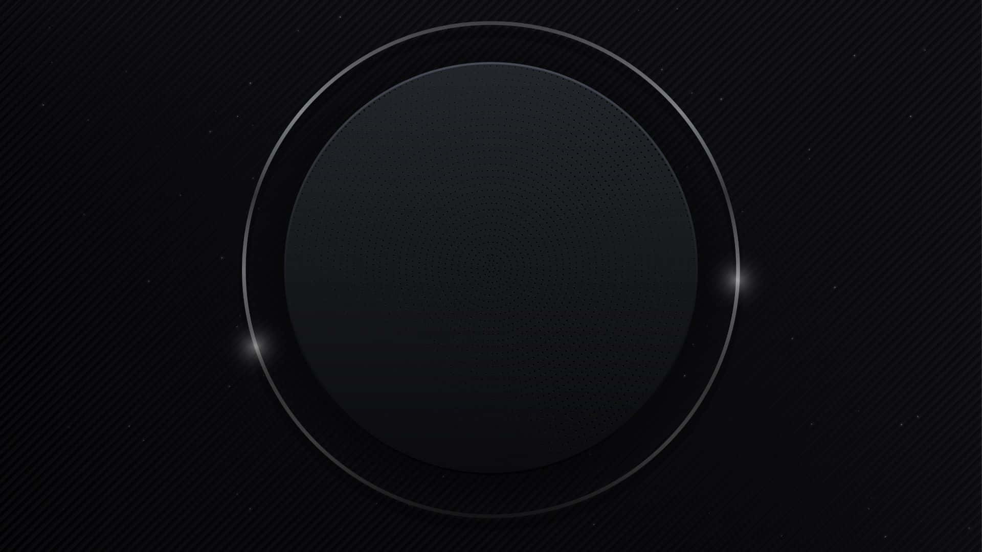 Einfacheskreis-design Schwarzer Hintergrund