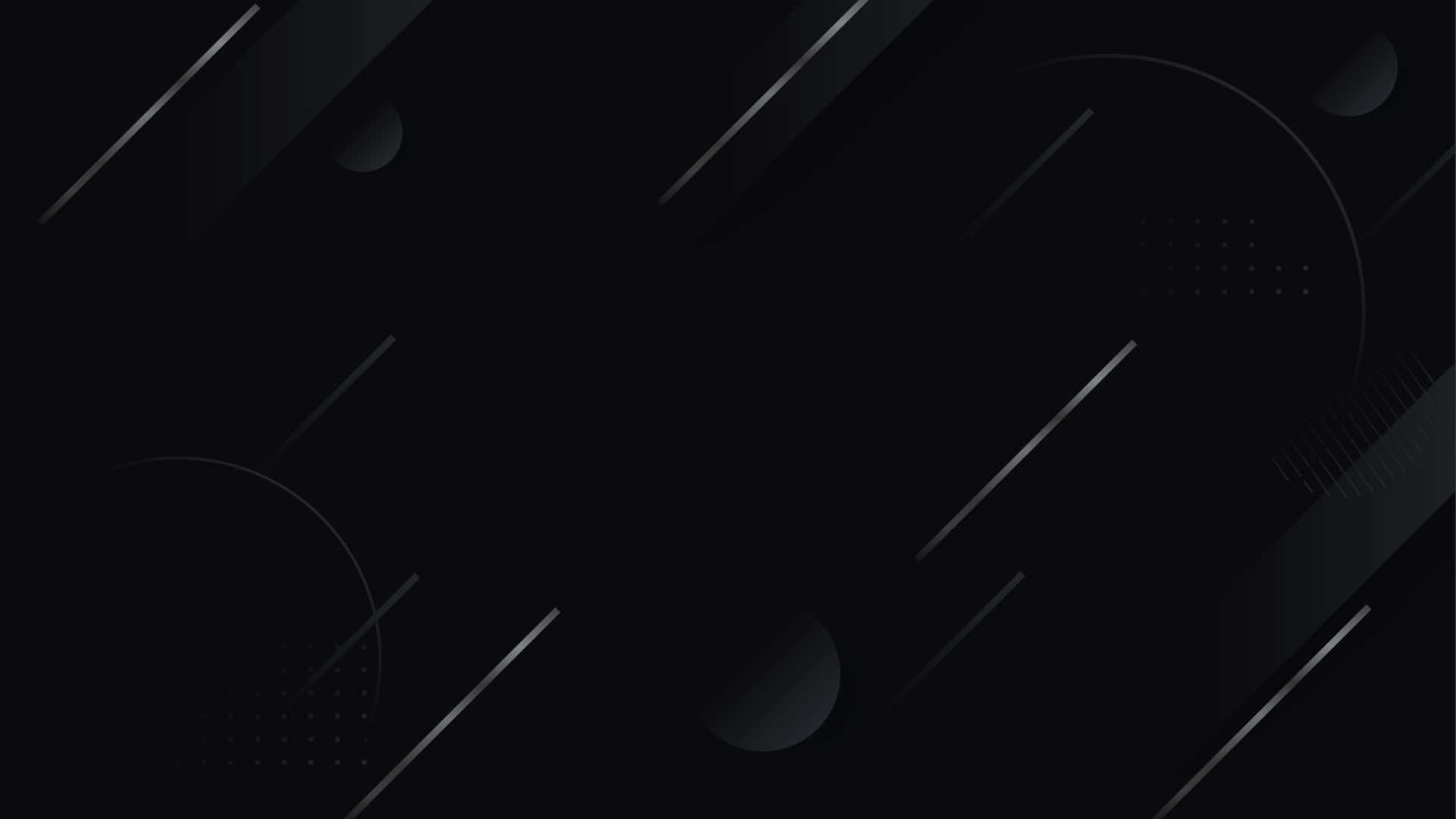 Invisible Circles And Lines Design Black Background
