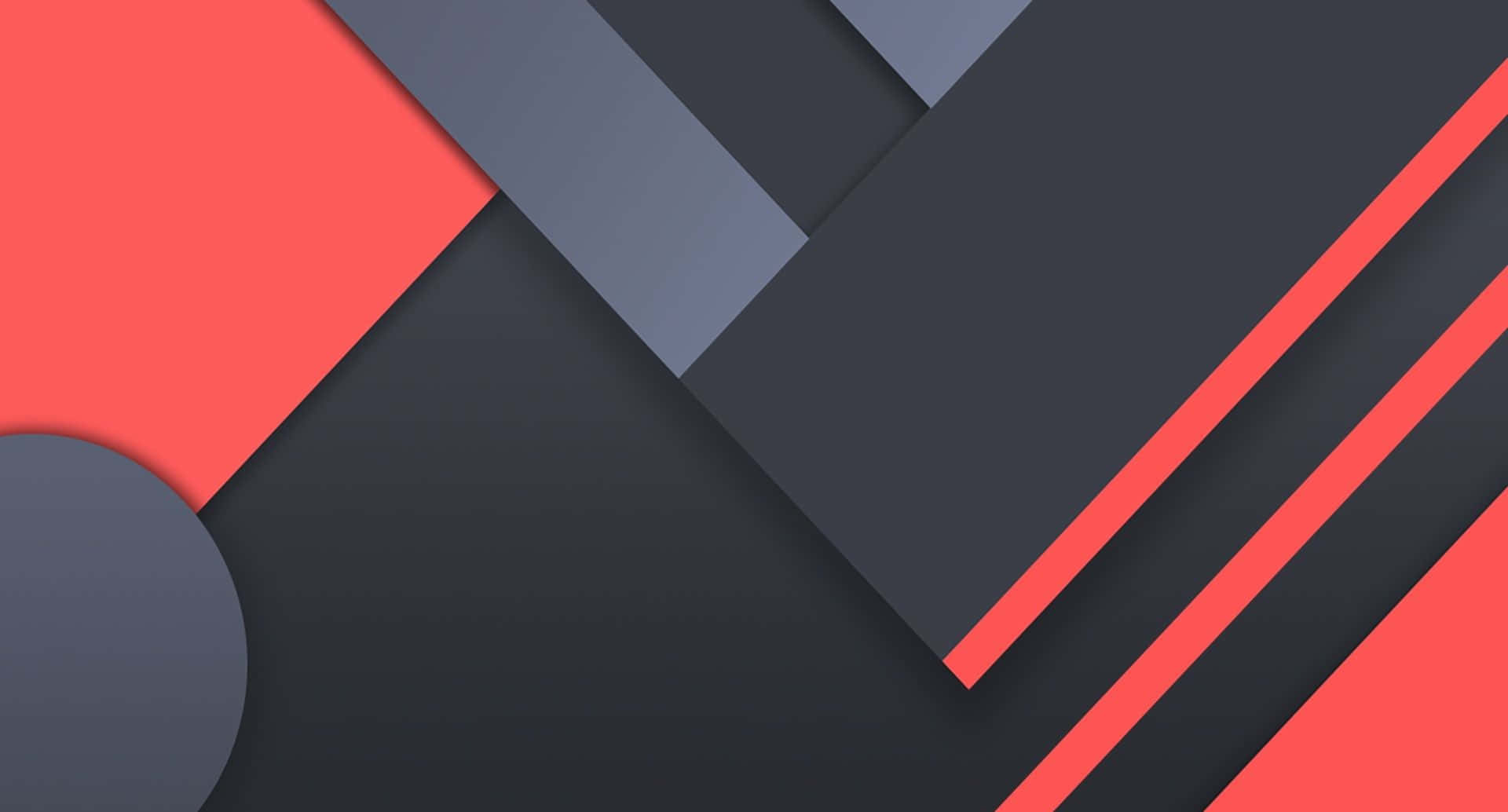 A Black And Red Abstract Design With A V Wallpaper
