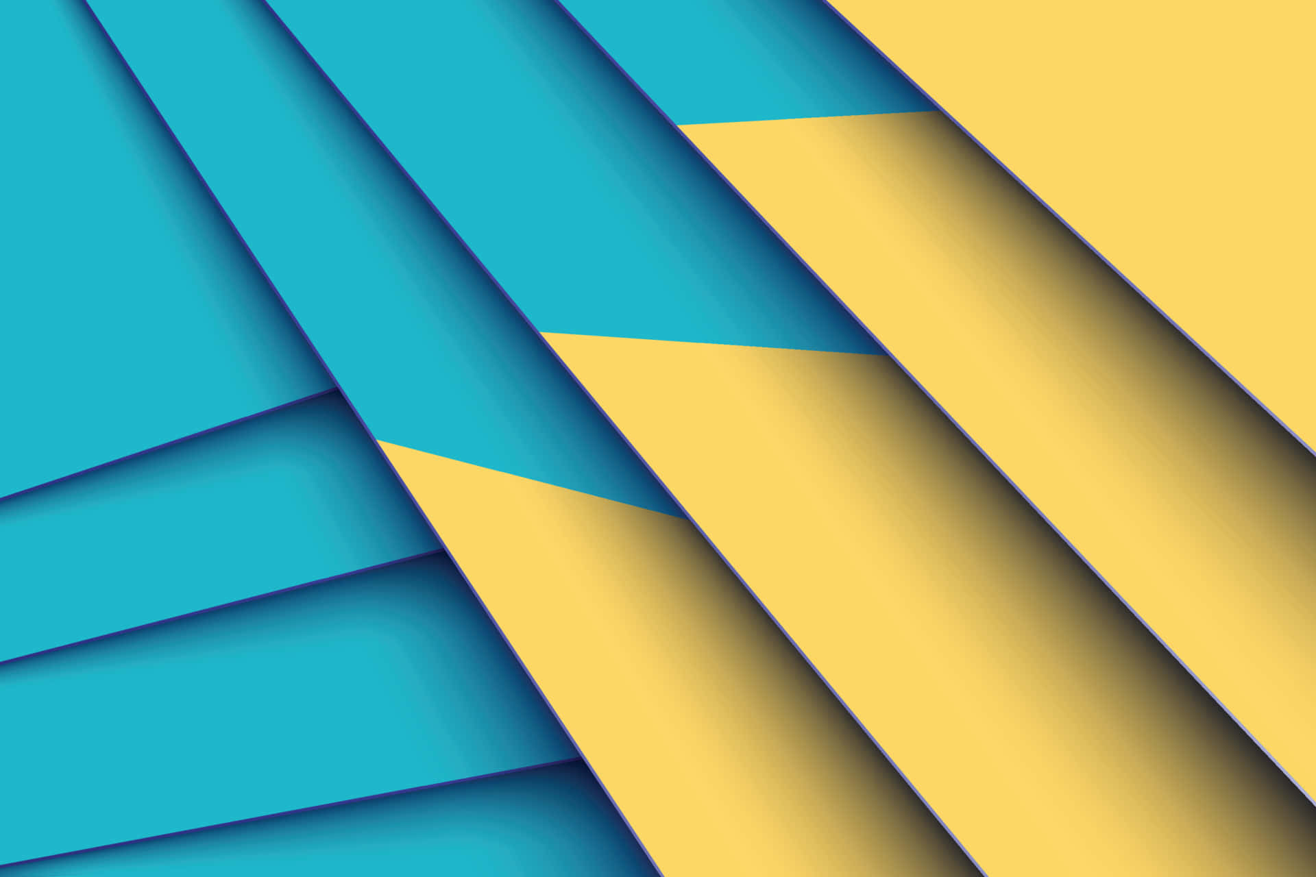 Vægmaleri med blå og gule striber af ukrainsk flag Wallpaper