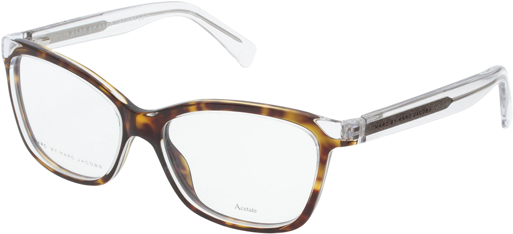 Designer Acetate Eyeglasses Transparent PNG