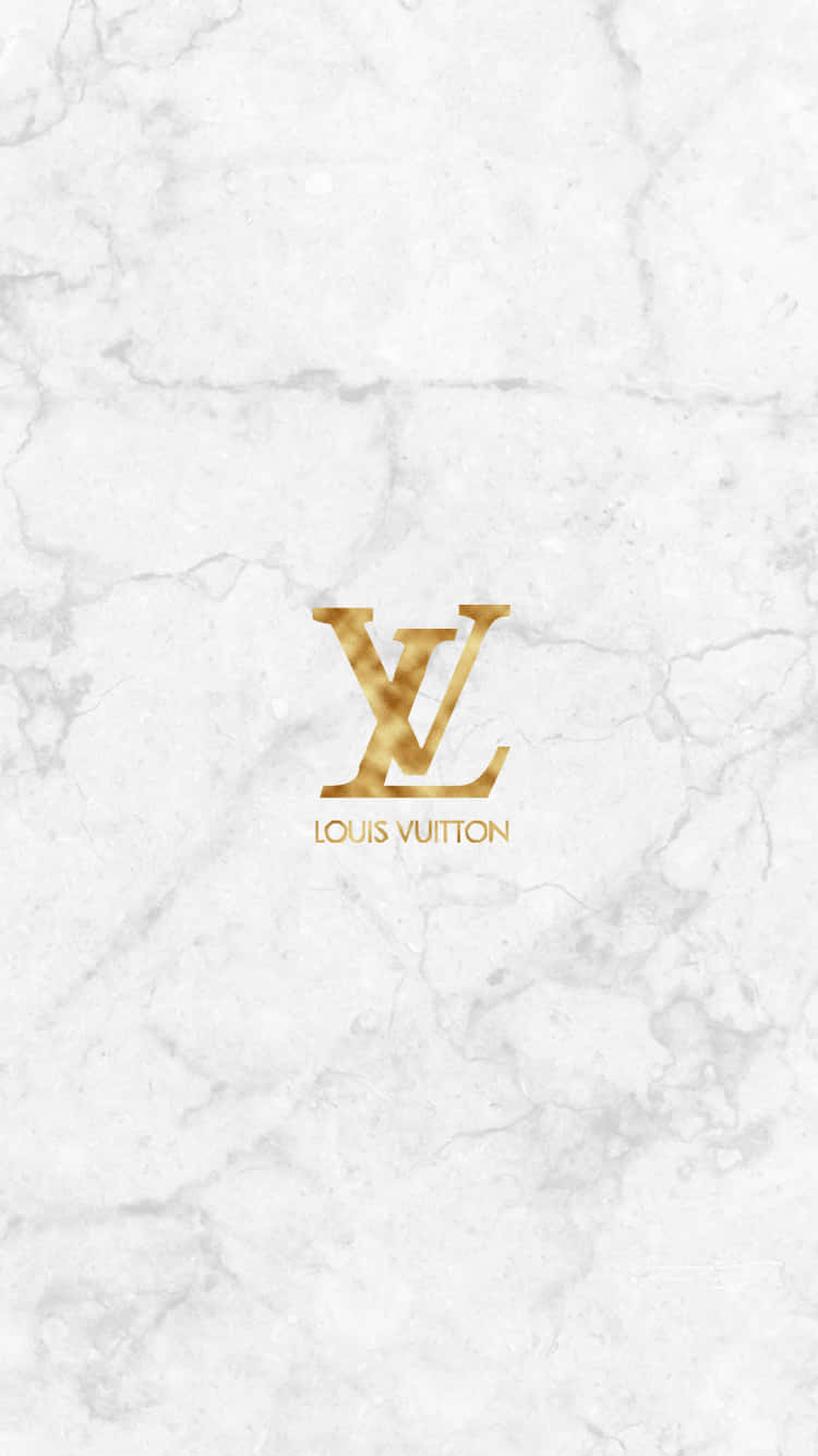 Download Louis Vuitton Aesthetic White Background Wallpaper