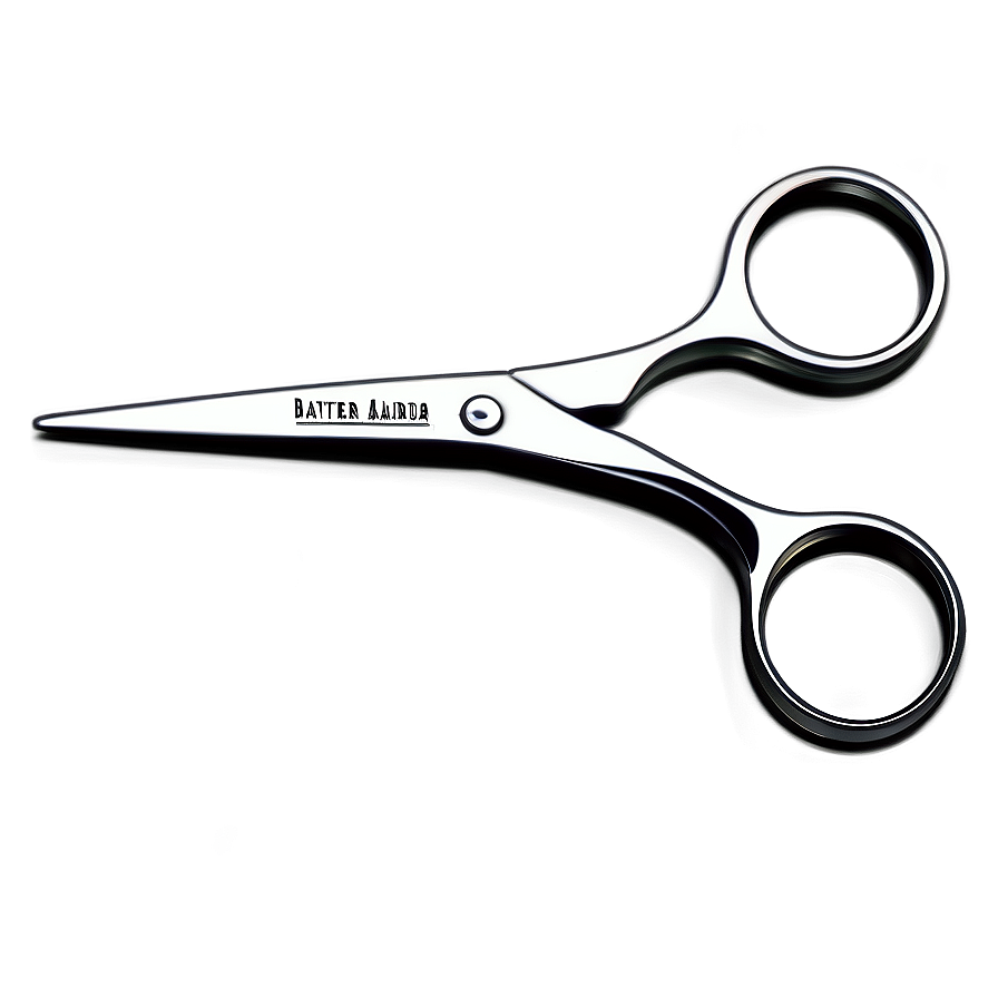 Designer Barber Scissors Png 06132024 PNG