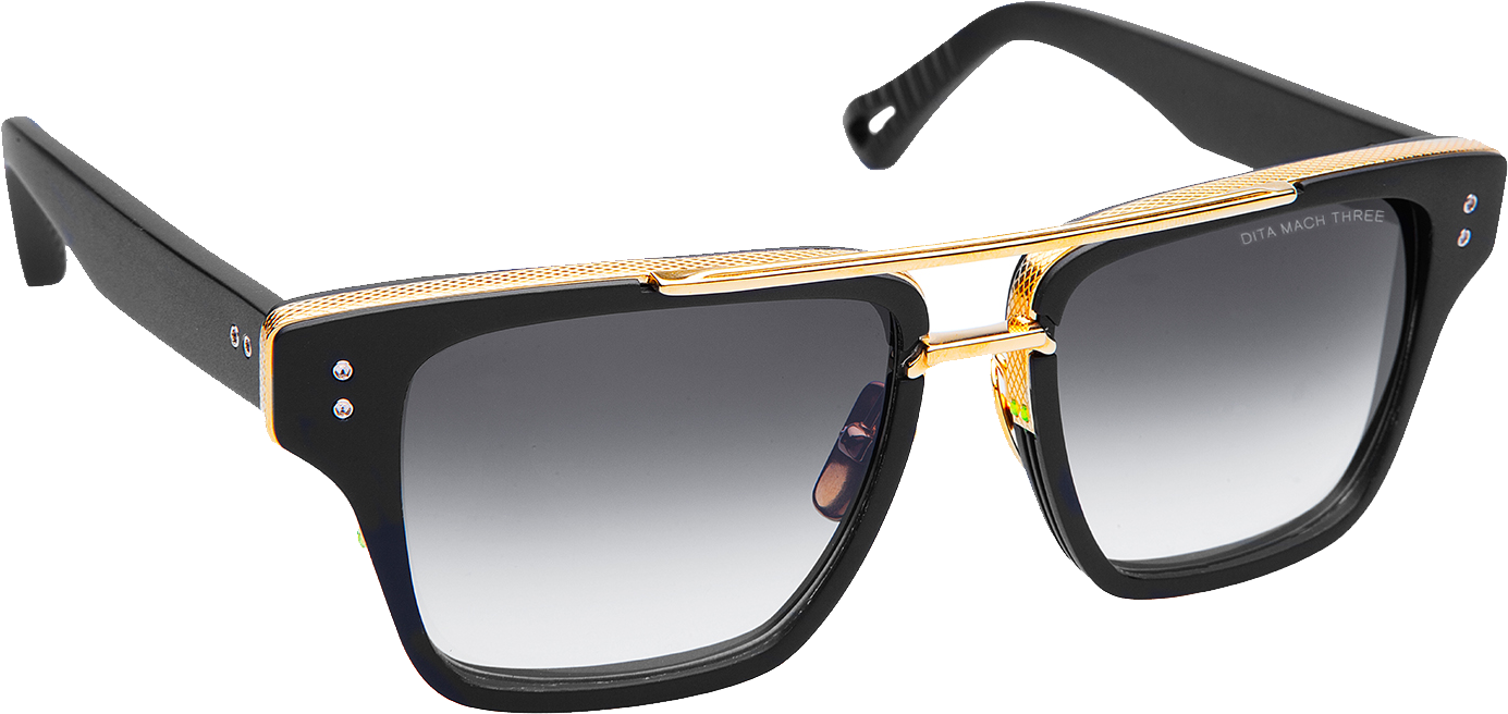 Download Designer Black Gold Sunglasses | Wallpapers.com