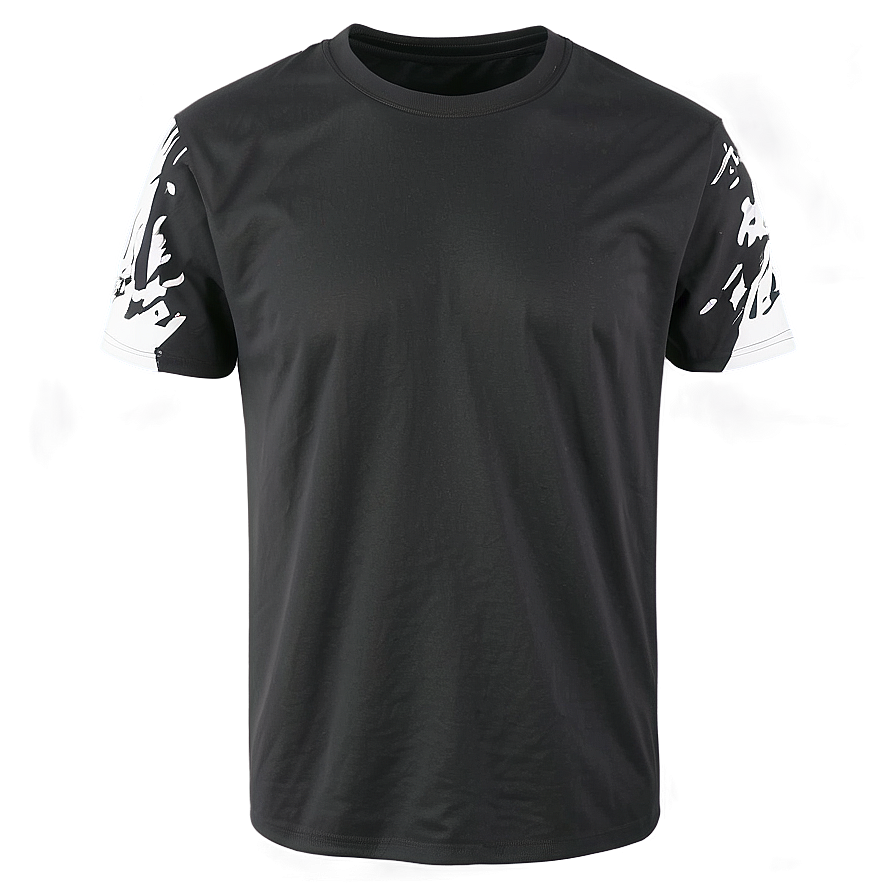 Designer Black T Shirt Png Vya PNG