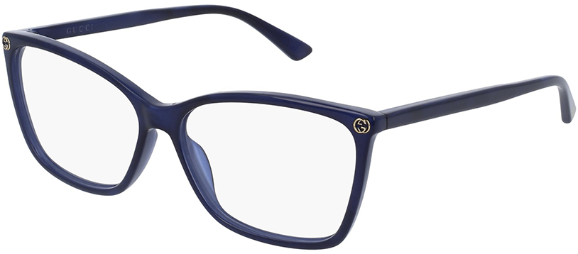 Designer Blue Eyeglasses Isolated PNG
