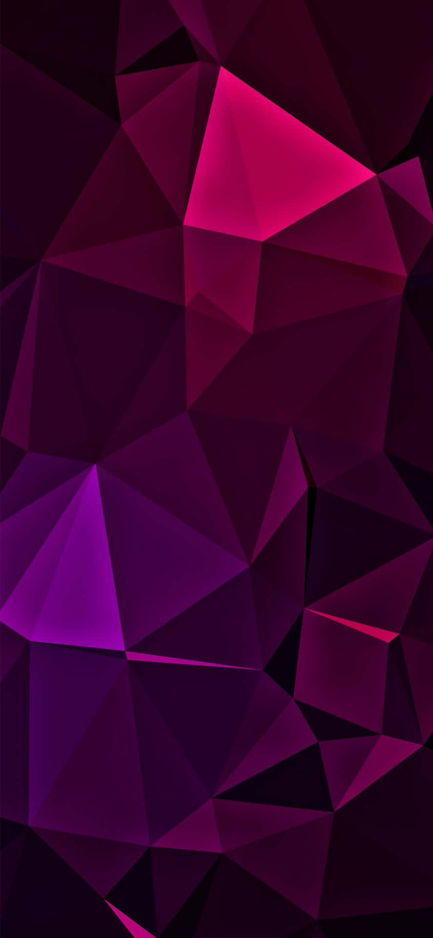 Purple And Black Polygonal Background Wallpaper