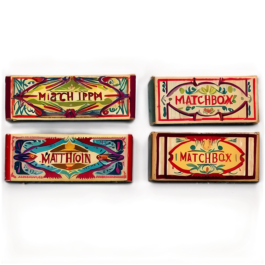 Designer Matchbox Compilation Png 23 PNG