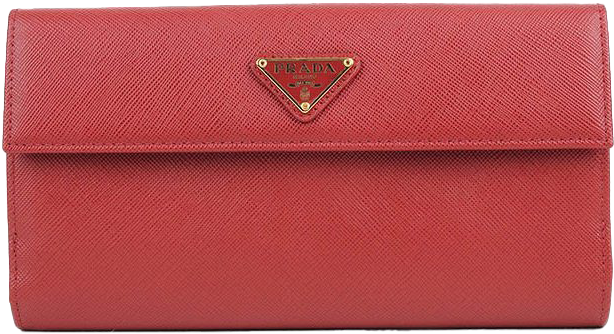 Designer Red Leather Wallet PNG