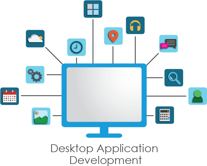 Desktop Application Development Concept PNG