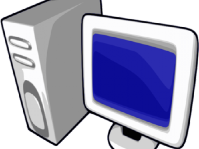 Desktop Computer Cartoon Illustration PNG